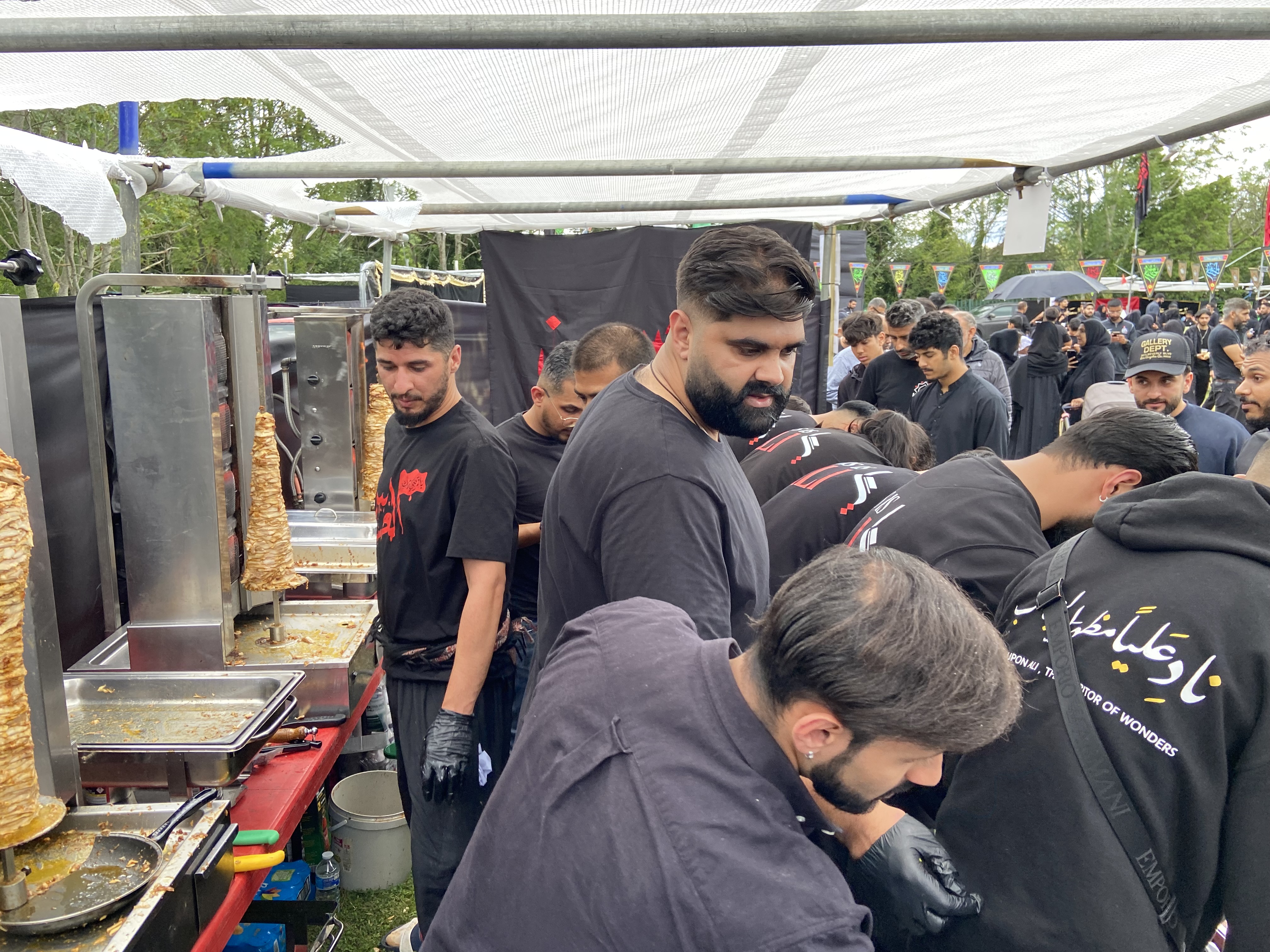 TIA volunteers serving at the mawkib in 2025.